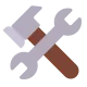 Hammer and Wrench Flat