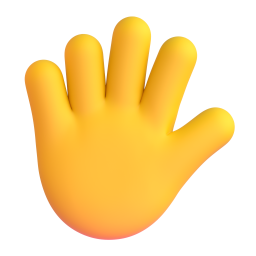 Hand With Fingers Splayed 3D