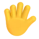 Hand With Fingers Splayed Color