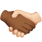 Handshake Medium Dark Skin Tone Light Skin Tone
