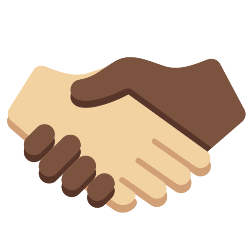 Handshake Medium Light Skin Tone Dark Skin Tone