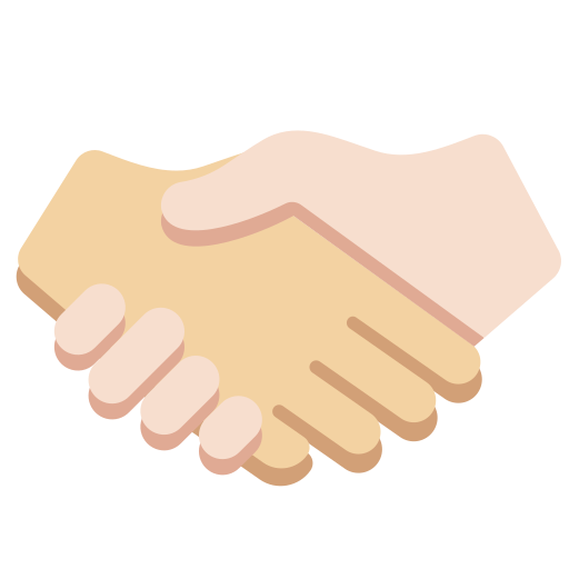 Handshake Medium Light Skin Tone Light Skin Tone