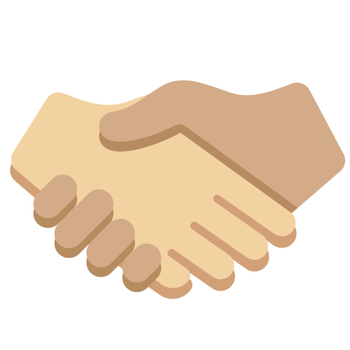 Handshake Medium Light Skin Tone Medium Skin Tone
