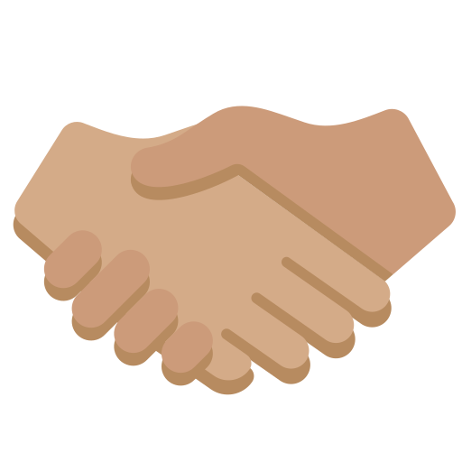 Handshake Medium Skin Tone