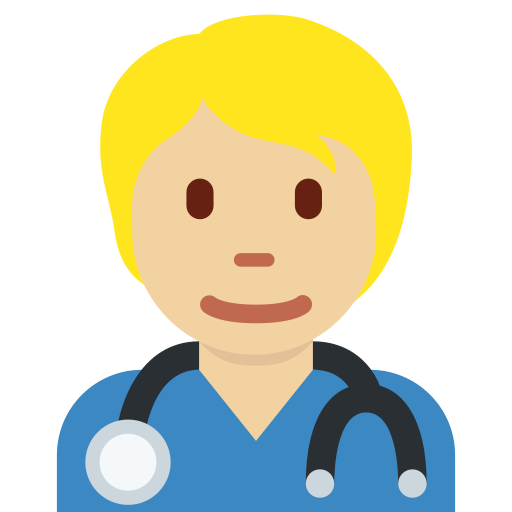 Health Worker Medium Light Skin Tone