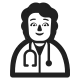 Health Worker High Contrast