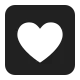 Heart Decoration High Contrast