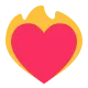 Heart on Fire Flat