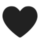 Black Heart Suit High Contrast