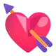 Heart with Arrow Color