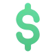 Heavy Dollar Sign Color