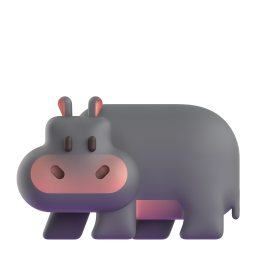 Hippopotamus 3D