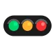 Horizontal Traffic Light Flat