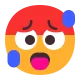 Overheated Face Flat