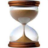 Hourglass with Flowing Sand