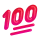 Hundred Points Symbol Color