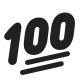 Hundred Points Symbol High Contrast
