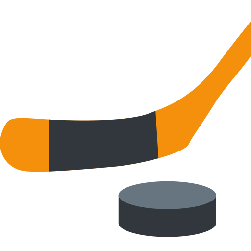 Ice Hockey Stick and Puck