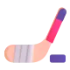 Ice Hockey Stick and Puck Color