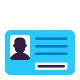 Identification Card Flat