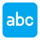 Input Symbol for Latin Letters Flat
