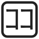Squared Katakana Koko High Contrast