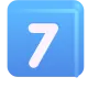 Keycap Digit Seven Color