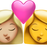 Kiss Woman Medium Light Skin Tone Woman No Skin Tone