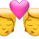 Kiss Apple Emoji