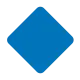 Large Blue Diamond Flat