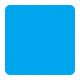 Large Blue Square Flat