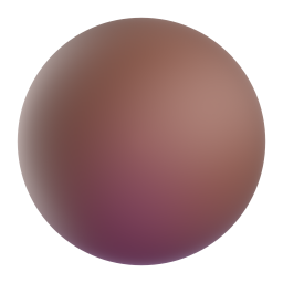 Large Brown Circle 3D