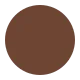 Large Brown Circle Flat