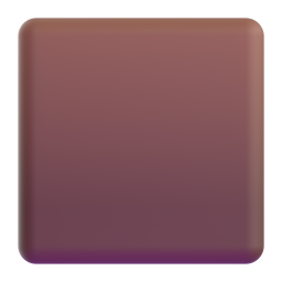 Large Brown Square 3D