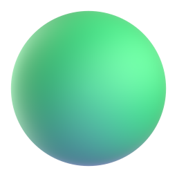 Large Green Circle 3D