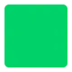 Large Green Square Flat
