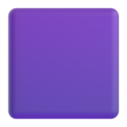 Large Purple Square 3D
