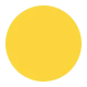 Large Yellow Circle Flat