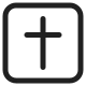 Latin Cross High Contrast