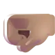left-facing fist: medium skin tone Color
