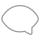 Left Speech Bubble Flat