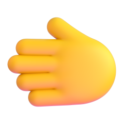 Leftwards Hand 3D