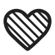 Light Blue Heart High Contrast