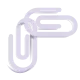 Linked Paperclips Color
