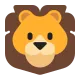 Lion Face Flat