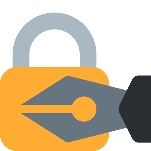 Lock with Ink Pen Discord Emoji