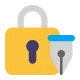 Lock with Ink Pen Flat