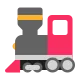 Steam Locomotive Flat