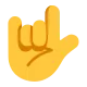 I Love You Hand Sign Flat