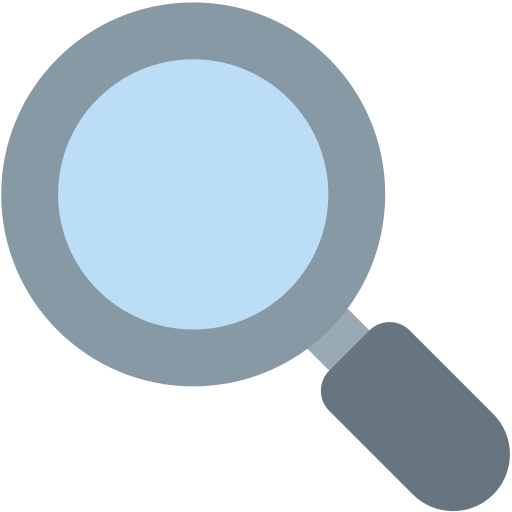 Left-Pointing Magnifying Glass